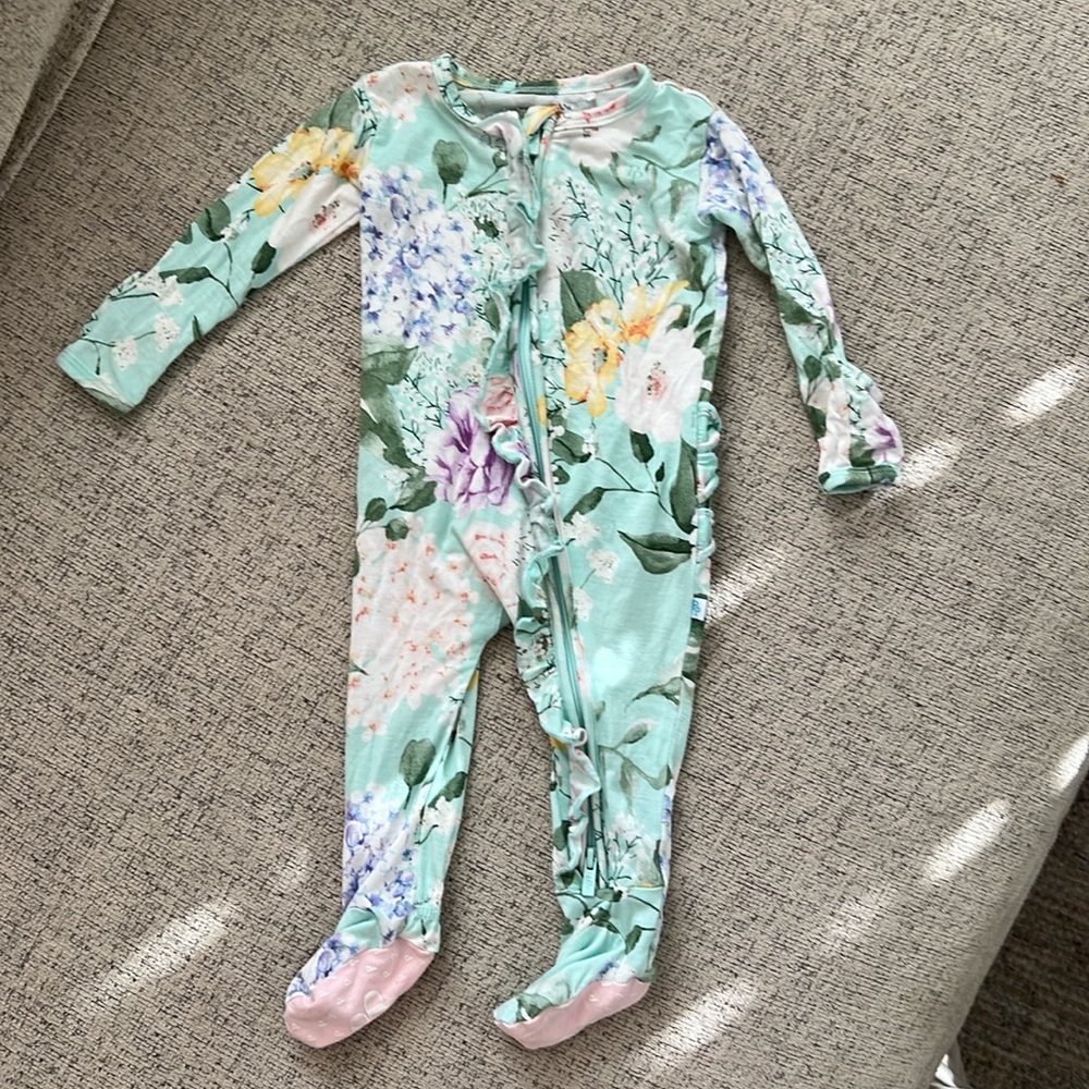 Posh Peanut Floral Romper